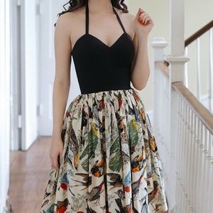 Birds of a Feather Ruby Midi Dress sz 12